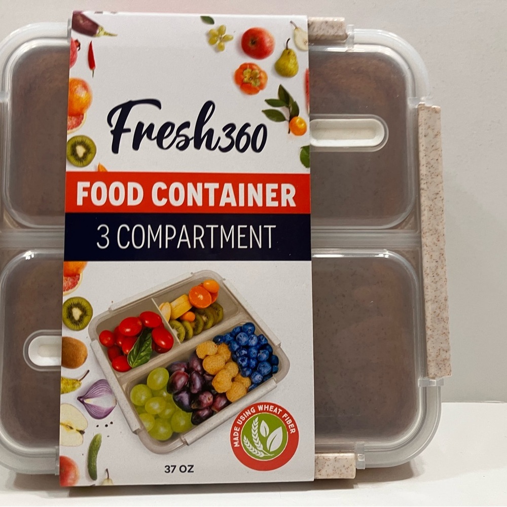Fresh360 3-Compartment Food Container - Picture 4 of 9